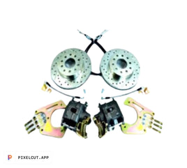 Gm 10/12 Bolt Rear Disc Brake Conversion Kit z