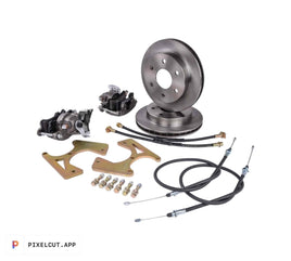 1963-1987 C10 Front Disk Brake Conversion Kit *6-Lug w/ E cable